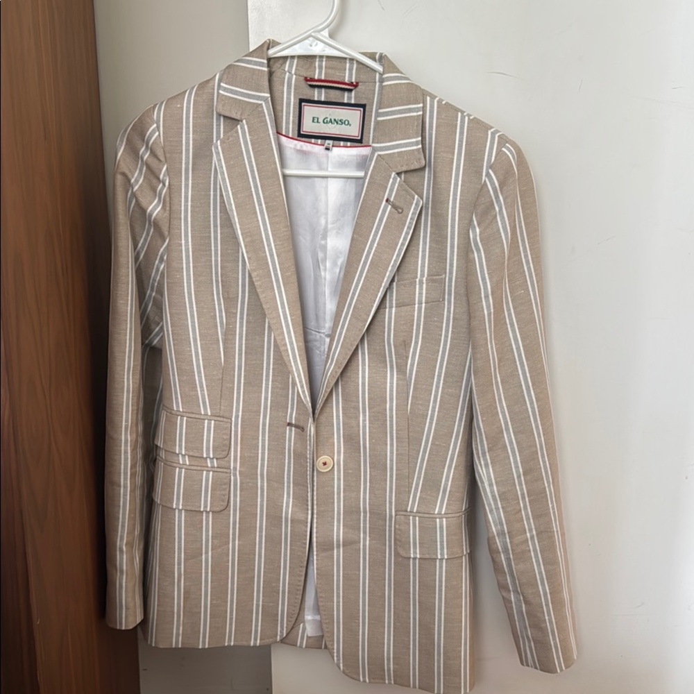El Ganso Tan Striped Blazer